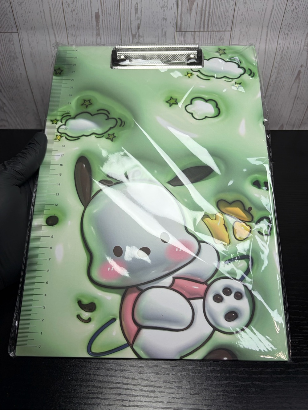 Extra Cute 3D Pochacco Clipboard With Printed Ruler On The Side! BTS TEACHERS